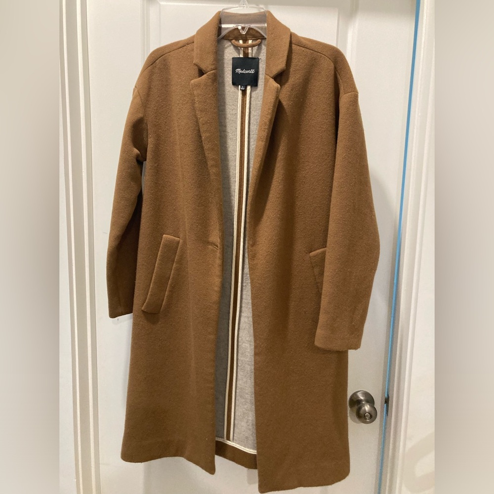 Madewell wool blend coat